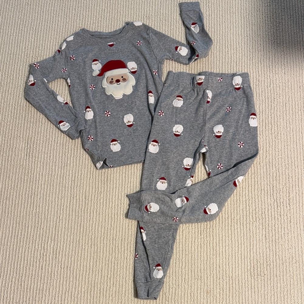 Pekkle Kids Christmas Santa Pajamas